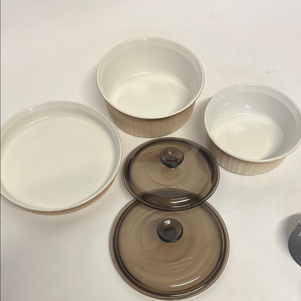 CORNING WARE FRENCH BISQUE COLLECTION 5 piece set - Picture 5 of 9